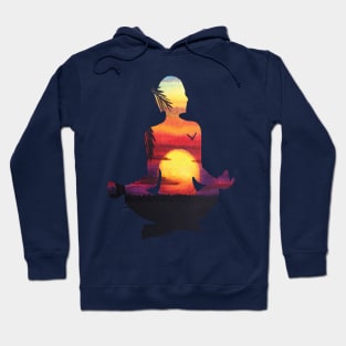 Namaste - Yoga Pose - Meditation Hoodie